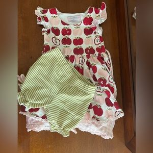 Sweet Honey Apple dress. Back to school